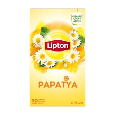 Lipton Papatya Bitki Meyve Çayı, 20li