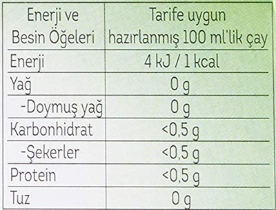 Lipton Rezene Bitki Meyve Çayı, 20li
