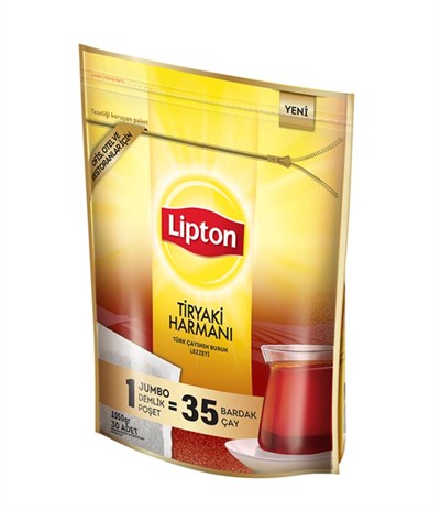 Lipton Tiryaki Harman Jumbo Demlik Poşet Çay, 30lu, 1050 G (30x35G)