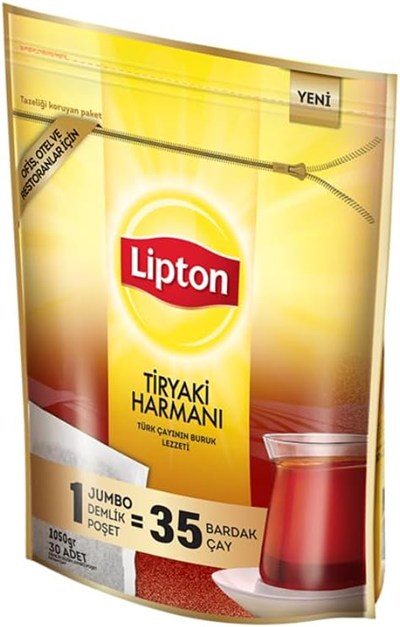 Lipton Tiryaki Harman Jumbo Demlik Poşet Çay, 30lu, 1050 G (30x35G)