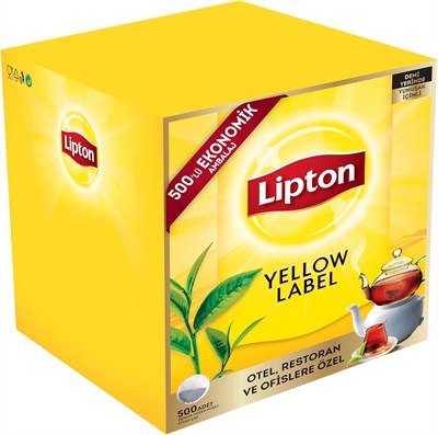 Lipton Yellow Label 500lü Demlik Poşet Çay