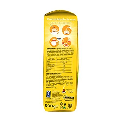LIPTON YELLOW LABEL CAY 500 GR