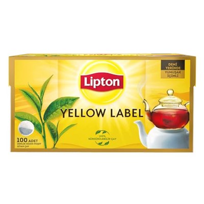 Lipton Yellow Label Demlik Poşet Çay, 100lü, 320g