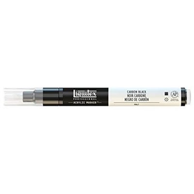 Liquitex 4610660 Profesyonel Boya Kalemi, Karbon Siyahı, Acrylmarker 2-4 mm Spitze - Seçenekler: 1 stück (1er Pack), 1 Count (Pack of 3)...