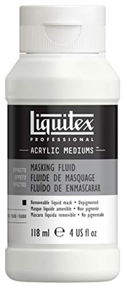 Liquitex 5404 Maskeleme Malzemesi, Akrilik Boya, Sulu Boya için, Tuval, Kağıt, Ahşap için Kazıma Krepi, Su Geçirmez ve Çıkarılabilir, 118  - Seçenekler: 118ml - Maskiermalmedium, 1 stück (1er Pack)...