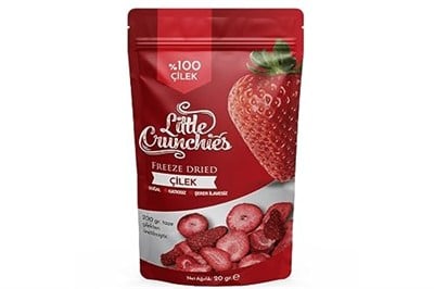 Little Crunchies Freeze Dried Çilek - Dondurularak Kurutulmuş - 20 Gr.