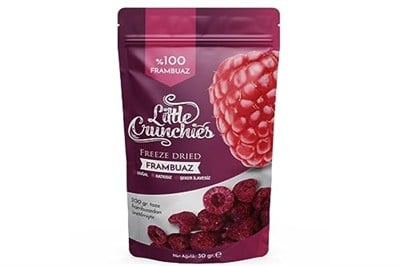 Little Crunchies Freeze Dried Frambuaz - Dondurularak Kurutulmuş - 30 Gr.