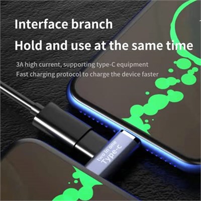 Livx Type C To Lightning/Type C Şarj ve 5Gbps Veri Aktarımı iPhone Yuva Çevirici Dönüştürücü Otg Adaptör Otgbt - Seçenekler: Tek Adet, İki Adet