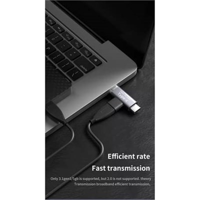 Livx Type C To Lightning/Type C Şarj ve 5Gbps Veri Aktarımı iPhone Yuva Çevirici Dönüştürücü Otg Adaptör Otgbt - Seçenekler: Tek Adet, İki Adet