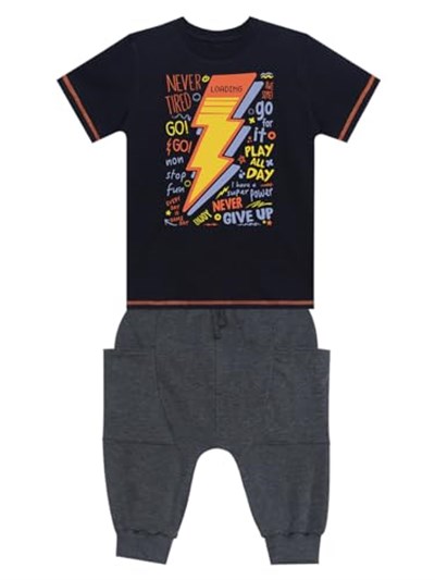 Loading Erkek Çocuk T-shirt Kapri Takım