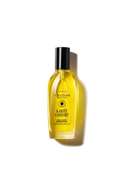 LOccitane Shea Vücut Bakım Yağı, Shea ve Hint Yağı İçeren Besleyici, 100 ml