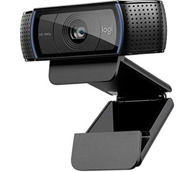 Logitech C920 HD Pro Webcam (USB, otomatik odaklama, mikrofon) siyah