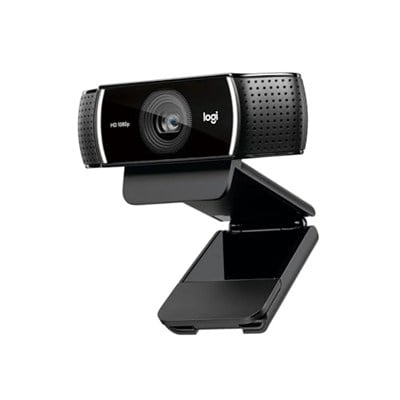 Logitech C922 PRO HD Web Kamerası, 1080p/30 FPS Çözünürlük, RightLight 2 ile Otomatik Işık Düzeltme, Çift Gürültü Önleyici Mikrofon, Premium XSplit Lisanslı, Siyah