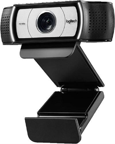 Logitech C930 HD Webcam (1080p ve USB Bağlantısı) Siyah/Gümüş Rengi - Seçenekler: şık, minimalist, modern, 4K web kamerası, profesyonel...