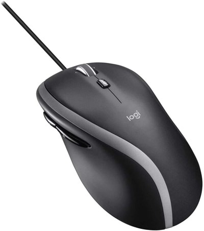 Logitech M500S Gelişmiş USB Kablolu Mouse, 4000 DPI, Yüksek Hızlı Hassas Kaydırma, 7 Özelleştirilebilir Tuş, Sağ Elle Kullanıma Uygun, Siyah