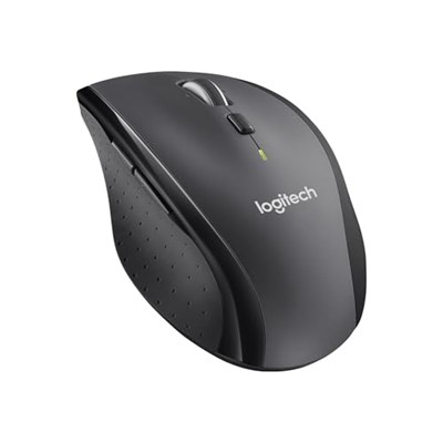 Logitech M705 Marathon Kablosuz Mouse, 1.000 DPI Optik İzleme, Unifying Alıcı, Yüksek Hızlı Kaydırma, 3 Yıl Pil Ömrü, 10 m Kullanım Mesafesi, Siyah