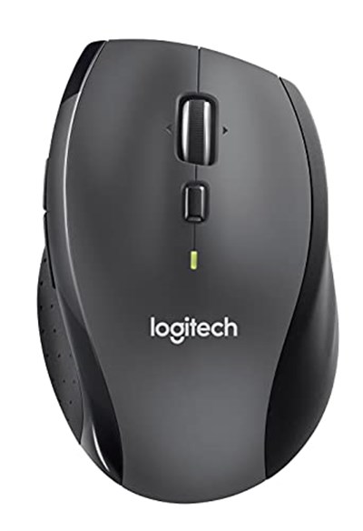 Logitech M705 Marathon Kablosuz Mouse, 1.000 DPI Optik İzleme, Unifying Alıcı, Yüksek Hızlı Kaydırma, 3 Yıl Pil Ömrü, 10 m Kullanım Mesafesi, Siyah