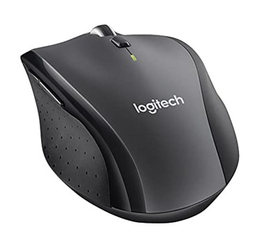 Logitech M705 Marathon Kablosuz Mouse, 1.000 DPI Optik İzleme, Unifying Alıcı, Yüksek Hızlı Kaydırma, 3 Yıl Pil Ömrü, 10 m Kullanım Mesafesi, Siyah