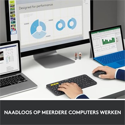 Logitech M720 Triathlon Windows/Mac İçin Kablosuz Mouse (Bluetooth, Unifying, Easy-Switch - Üç Cihaz Arasında Kolayca Geçiş Sağlar) Siyah