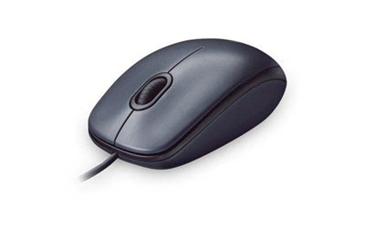 Logitech M90 USB Kablolu Mouse, PC, Mac, Dizüstü Bilgisayar ile Uyumlu, 1000 DPI Optik İzleme, Sağ ve Sol Elle Kullanıma Uygun, Siyah