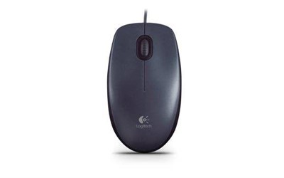 Logitech M90 USB Kablolu Mouse, PC, Mac, Dizüstü Bilgisayar ile Uyumlu, 1000 DPI Optik İzleme, Sağ ve Sol Elle Kullanıma Uygun, Siyah