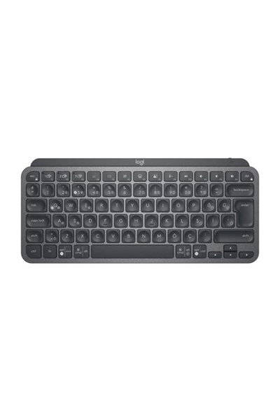 Logitech, Mx Keys Mini Minimalist Kablosuz Aydınlatmalı Klavye, Kompakt, Bluetooth, Performans, Çoklu Cihaz Özellikli, 5 Ay Pil Ömrü, Türkçe Q Klavye, 920-010504, Siyah