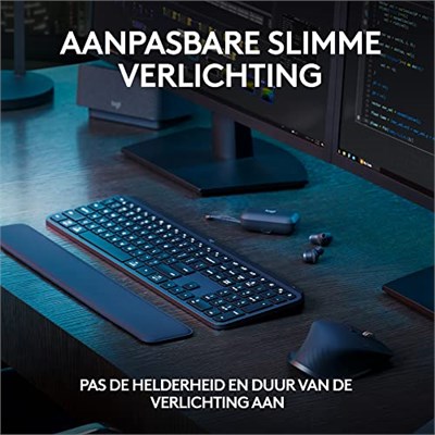 Logitech MX Keys S - Grafit, İngilizce QWERTY Düzeni