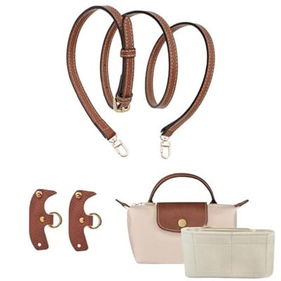 Longchamp Çantası için Organizatör, Longchamp Omuz Askısıyla Uyumlu, Longchamp için Taşıma Askısı, Longchamp Mini Organizatörüyle Uyumlu Ayarlanabilir, Deliksiz, Longchamp için Uyumlu