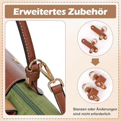 Longchamp kadın çantaları için ayarlanabilir deri omuz askısı Longchamp Mini Bag Straps ve çanta kemeri uzatması - Genişlik: 1,2 cm