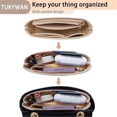 Longchamp Mini Çanta için Çanta Düzenleyici, Çanta Düzenleyici Ekleme Fit Ürkek Çanta Saklama ve Bitirme İç Çanta Astar Çanta Ekleme Düzenleyici Mini Le Pliage için Uygun