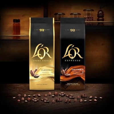 LOR Espresso Colombia Çekirdek Kahve 500gr x 4