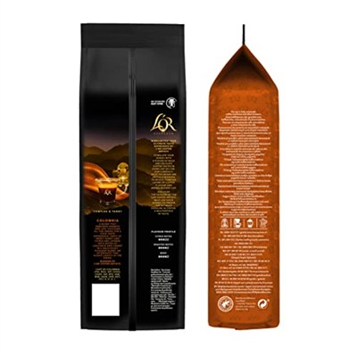 LOR Espresso Colombia Çekirdek Kahve,%100 Arabica, Zengin Lezzet, Yoğunluk 8, 500 Gram