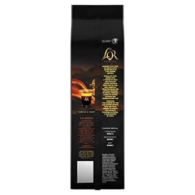 LOR Espresso Colombia Çekirdek Kahve,%100 Arabica, Zengin Lezzet, Yoğunluk 8, 500 Gram