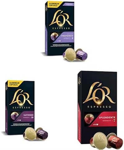 LOR Espresso Kapsül Kahve Çeşitleri (3x10 Adet)