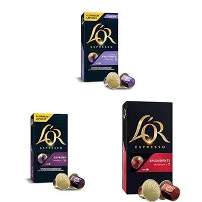 LOR Espresso Kapsül Kahve Çeşitleri (3x10 Adet)