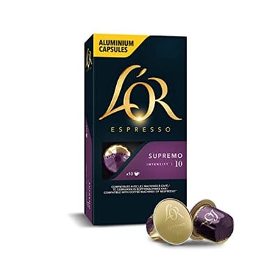 LOR Supremo, Core Collection, Yoğunluk 10, Yoğun Kavrulmuş ve Meyvemsi Notalar Espresso Kapsülleri, 10 Adet