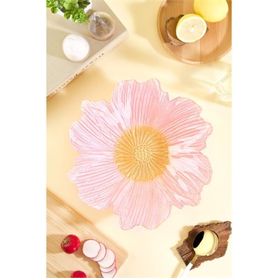 Lora Bianca Alba Pembe 30 Cm Büyük Boy Salata/meyve Kasesi