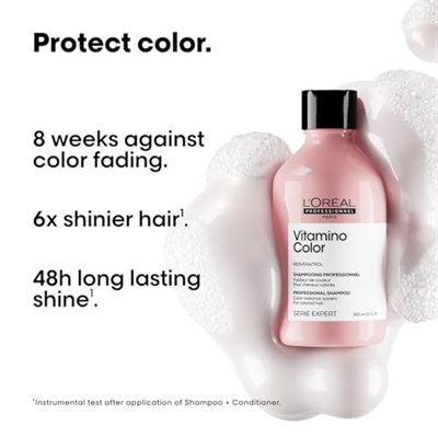 LOréal Professionnel Paris Serie Expert Vitamino Color Boyalı Saçlar Için Renk Koruyucu Şampuan 300ml
