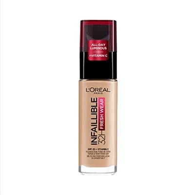 LOreal Paris Infaillible 32H Fresh Wear C Vitaminli Fondöten - 145 Rose Beige 30 ml