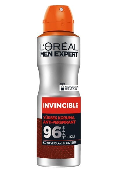 LOreal Paris Men Expert Invincible Anti Perspirant Sprey Deodorant 150 ml