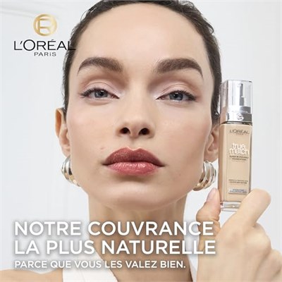 LOreal Paris True Match Foundation Mat Föndöten - No 1R1C1K Ivoire R - Seçenekler: 30 ml (Confezione da 1), 30 ml (Confezione da 1) (2 paketi)
