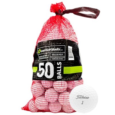 LostGolfBalls Titleist Pro V1 Golf Topu, AAAA Kalite Geri Dönüştürülmüş, 50li Paket
