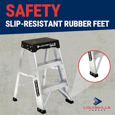 Louisville Ladder AS3002 6966014, 2 ft, siyah