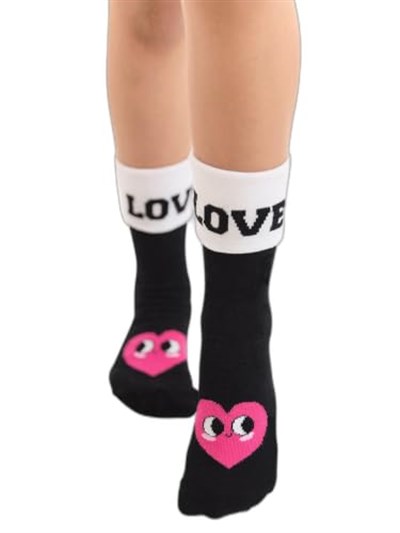 Love Kız Çocuk 2li Soket Çorap Takım