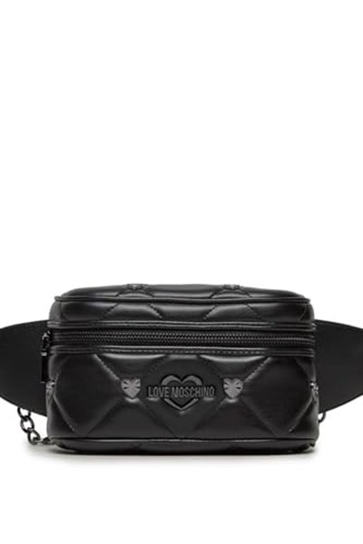 Love Moschino Kadın Bel Çantası Jc4187Pp0Hlz0000,Siyah Tek Ebat