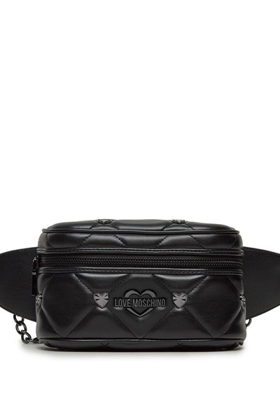 Love Moschino Kadın Bel Çantası Jc4187Pp0Hlz0000,Siyah Tek Ebat