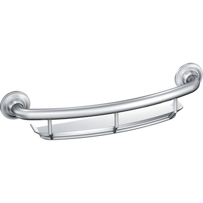 LR2356DCH Moen LR2356DCH Home Care 16-inç Grab bar with SHELF, krom