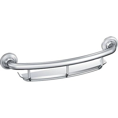 LR2356DCH Moen LR2356DCH Home Care 16-inç Grab bar with SHELF, krom