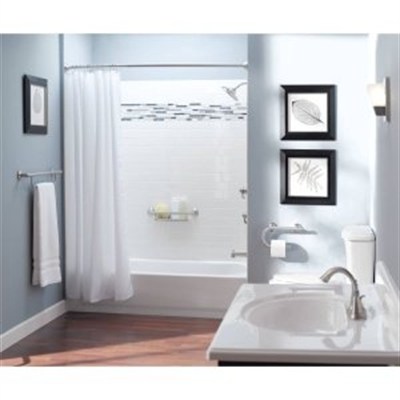 LR2356DCH Moen LR2356DCH Home Care 16-inç Grab bar with SHELF, krom