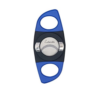 Lubinski Plastik Standlı Puro Kesici Siyah/Mavi 60 Ring